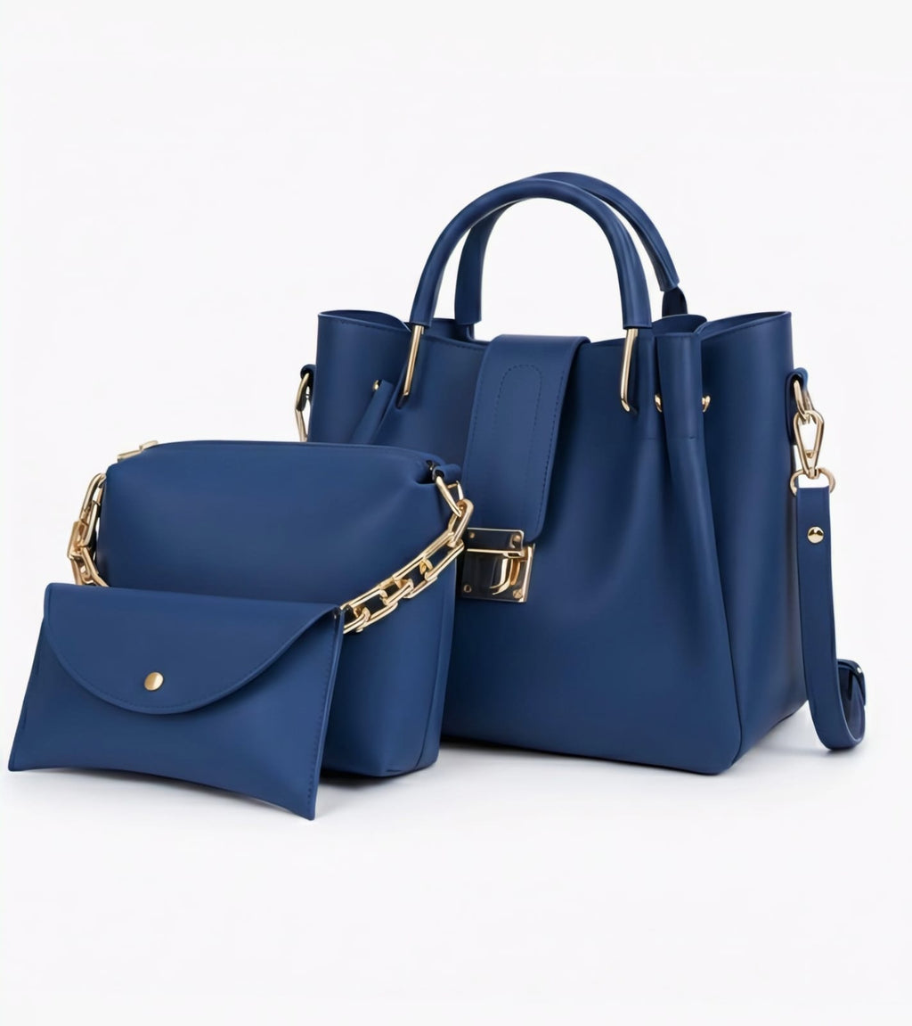 Sophisticated Shoulder Bag (3 Piece )
