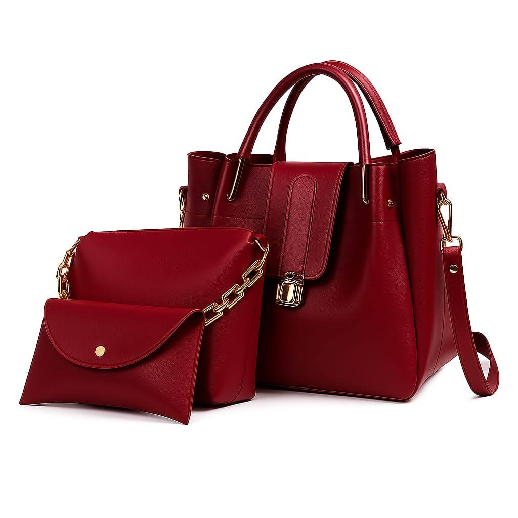 Sophisticated Shoulder Bag (3 Piece )