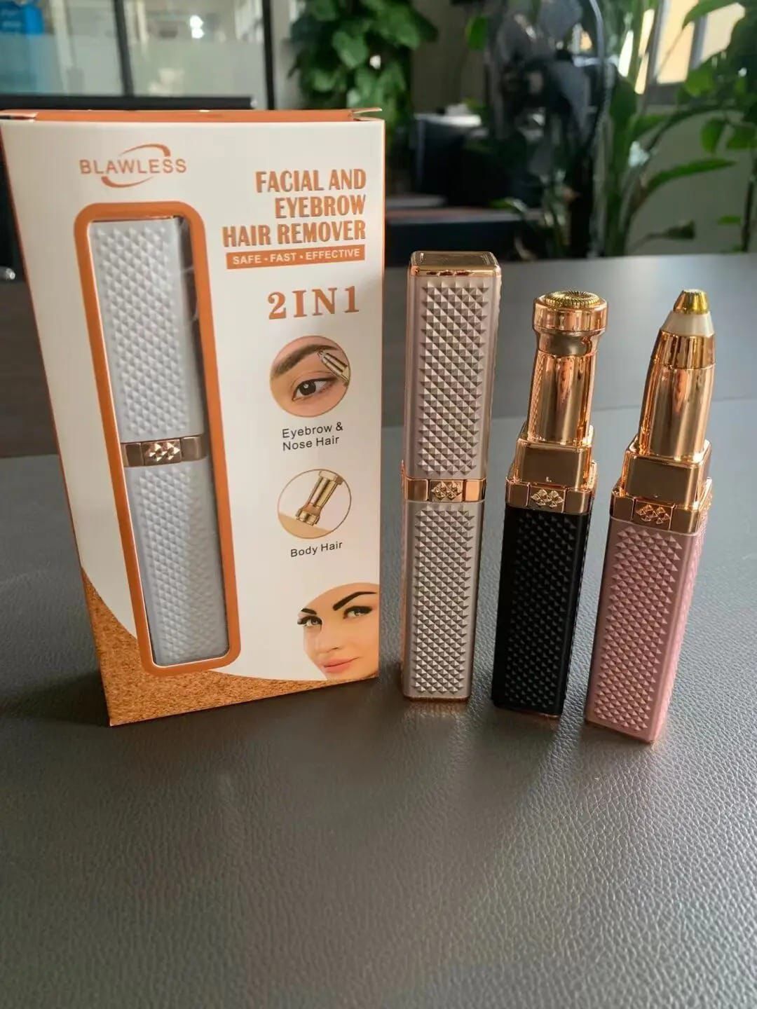 New 2-in-1 Flawless Eyebrow & Body hair Trimer