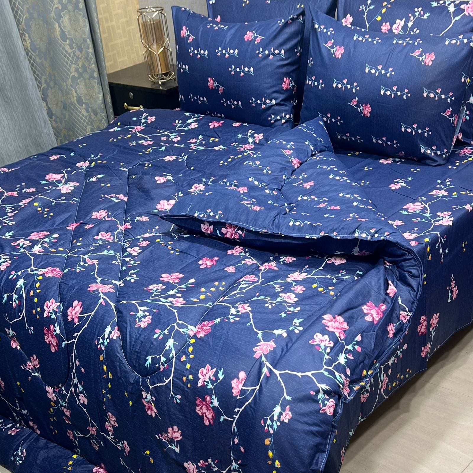 4Pc Velvet Jaquard Bedsheet